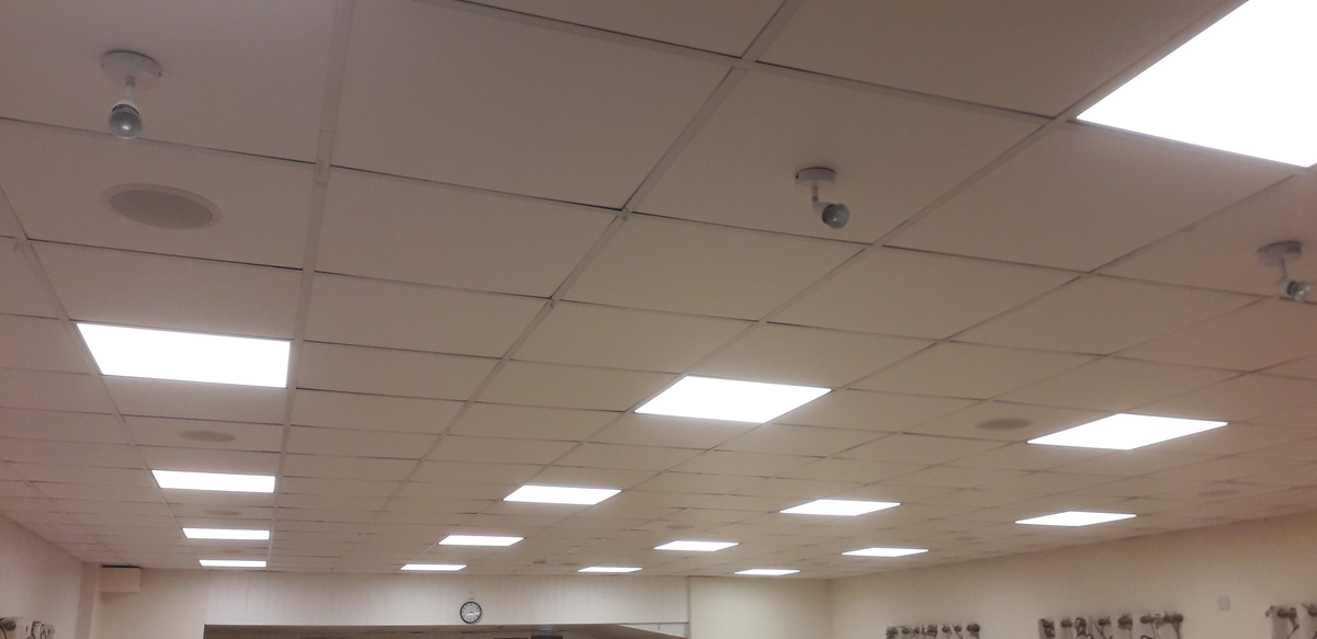 New Ceiling Speakers installed with New PA System